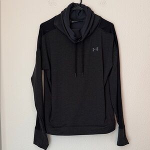 Under Armour Cowl Neck Mesh Sleeves Sweatshirt